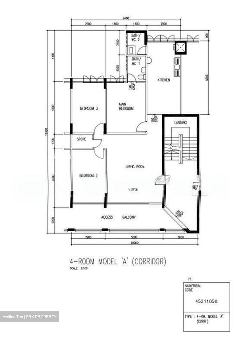 Blk 210 Bukit Batok Street 21 (Bukit Batok), HDB 4 Rooms #580076701